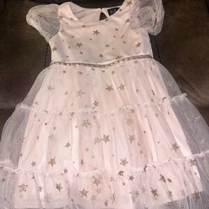 Lilt Pink and Gold Star Dress